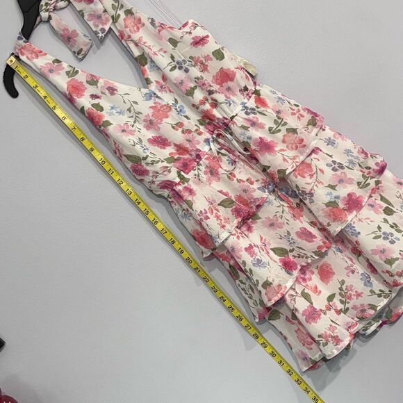 Altar’d State | Women’s NWT White Floral Halter Dress Size XL - Picture 14 of 14
